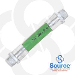 3/4 Inch X 8 Inch Green Hardwall Whip Hose Male X Male Ends Ul330 Ulc Listed 3/4 Inch X 8 Inch Green Hardwall Whip Hose Male X Male Ends Ul330 Ulc Listed