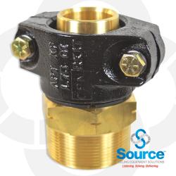 1-3/4 Inch Xp Brass Clamshell Swivel Pipe Fittings 1-3/4 Inch Xp Brass Clamshell Swivel Pipe Fittings