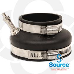 3 Inch To 2 Inch FRP Rubber Test Boot With Air Stem/Test Port 3 Inch To 2 Inch FRP Rubber Test Boot With Air Stem/Test Port