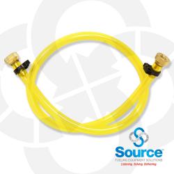 20 Inch Air Test Jumper Hose Kit With (2) Shrader Valve Fittings 20 Inch Air Test Jumper Hose Kit With (2) Shrader Valve Fittings