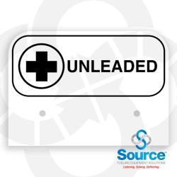 3-1/2 Inch X 2-1/2 Inch Aluminum Storage Tank Id Tags Unleaded 3-1/2 Inch X 2-1/2 Inch Aluminum Storage Tank Id Tags Unleaded