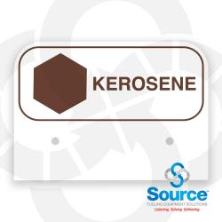 3-1/2 Inch X 2-1/2 Inch Aluminum Storage Tank Id Tags Kerosene 3-1/2 Inch X 2-1/2 Inch Aluminum Storage Tank Id Tags Kerosene