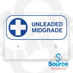3-1/2 Inch X 2-1/2 Inch Aluminum Storage Tank Id Tags Unleaded Midgrade 3-1/2 Inch X 2-1/2 Inch Aluminum Storage Tank Id Tags Unleaded Midgrade