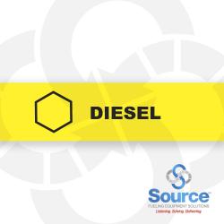 38 Inch X 3-1/2 Inch Printable Polyethylene Storage Tank Collar Diesel 38 Inch X 3-1/2 Inch Printable Polyethylene Storage Tank Collar Diesel